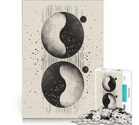 Puzzle da 1000 pezzi Yin Yang Cosmo gioco educativo rilassante e stimolante per la mente ideale come decorazione da scrivania 38x52cm