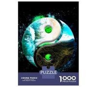 Puzzle Da 1000 Pezzi Yin Yang Nature Balance Puzzle Per Adulti Gioco Rompicapo Decorazione Perfetta Regali Unici Per Compleanno E Natale 70x50cm/1000pcs