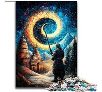 Puzzle da 1000 pezzi Yin Yang Ninja per adolescenti, giocattoli per l'intrattenimento della famiglia, ideali come regalo per tutta la famiglia (dimensioni 50x75cm)