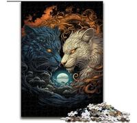 Puzzle da 1000 pezzi Ying Yang Dragon And Tiger per adulti e adolescenti, giochi educativi, decorazione per la casa, adatto per la decorazione del desktop (50x75cm)