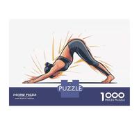 Puzzle Da 1000 Pezzi Yoga Pose Illustration Puzzle Per Adulti Gioco Pratico Per Divertimento in Famiglia Regali Unici Per Compleanno E Natale 70x50cm/1000pcs
