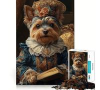 Puzzle da 1000 pezzi Yorkshire Terrier Renaissance Duchess per ragazzi,stimolante per le capacità cognitive,con incastro sicuro e pezzi che non si staccano,un modo coinvolgente per passare