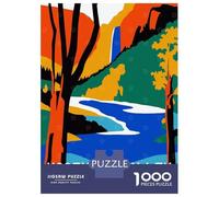 Puzzle Da 1000 Pezzi Yosemite Valley Poster Puzzle Per Adulti Gioco Rompicapo Decorazione Perfetta Regali Unici Per Compleanno E Natale 52x38cm/1000pcs