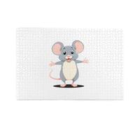 Puzzle da 1000 pezzi Yyhwhjde che abbraccia il topolino immagine educativa intellettuale puzzle in legno, puzzle divertenti, puzzle antistress