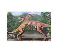 Puzzle da 1000 pezzi Yyhwhjde Dinosauro Duello Stampe Puzzle in legno di qualità per adulti e bambini, puzzle divertenti, puzzle antistress