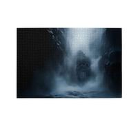Puzzle da 1000 pezzi Yyhwhjde Evil in The Mist Stampe Puzzle in legno di qualità per adulti e bambini, puzzle divertenti, puzzle antistress