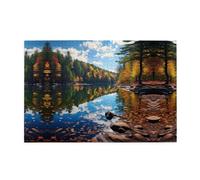 Puzzle da 1000 pezzi Yyhwhjde Forest Lakes of New Hampshire immagine educativa intellettuale puzzle in legno, puzzle divertenti, puzzle antistress