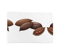 Puzzle da 1000 pezzi Yyhwhjde fragranti fave di cacao stampe educative intellettuali puzzle in legno, puzzle divertenti, gioco antistress