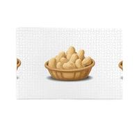 Puzzle da 1000 pezzi Yyhwhjde Good Things Peanuts in The Basket Stampe Puzzle in legno di qualità per adulti e bambini, puzzle divertenti, puzzle antistress