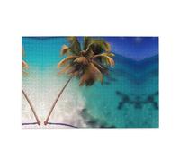 Puzzle da 1000 pezzi Yyhwhjde Isole dei Caraibi immagine educativa intellettuale puzzle in legno, puzzle divertenti, puzzle antistress