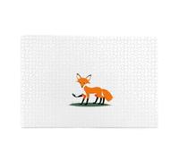 Puzzle da 1000 pezzi Yyhwhjde Little Fox Rubare le uova stampe puzzle in legno di qualità per adulti e bambini, puzzle divertenti, puzzle antistress