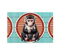 Puzzle da 1000 pezzi Yyhwhjde The Silent Monkey Picture Educational Intellectual Puzzle in legno, puzzle divertenti, puzzle antistress