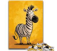 Puzzle da 1000 pezzi Zebra Aiuta il cervello a esercitare Giocattoli avvincenti per coltivare la pazienza Adatto alle coppie 50x75cm