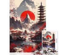 Puzzle da 1000 pezzi Zen Horizons giocattoli per la decorazione della casa regalo per compleanni gioco pratico adatto per la decorazione del desktop dimensioni 38x26cm