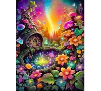 Puzzle da 120 pezzi per Adulti Casa delle fiabe Aurora, 25x20cm Impossible puzzle adulti 120 pezzi, Puzzles Impegnativo Perfetto per Serate di Gioco,Divertimento Regalo Per Adulti