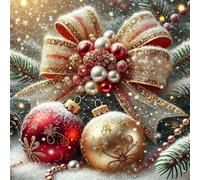 Puzzle da 120 pezzi per Adulti e Bambini, puzzle Impossibili 120 pezzi, Jigsaw puzzles adulti E famiglie, Gioco Impegnativi, Regalo per Amore e Amico(45x45cm,Palla di Natale)