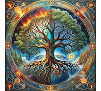 Puzzle da 150 pezzi per Adulti e Bambini, puzzle Impossibili 150 pezzi, Jigsaw puzzles adulti E famiglie, Gioco Impegnativi, Regalo per Amore e Amico(65x65cm,Albero Cosmico)