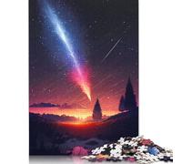 Puzzle da 1500 pezzi con paesaggio fantasy, cielo, per adulti, regali di Natale, puzzle per adulti e adolescenti, gioco educativo, 1500 pezzi (85x57 cm)