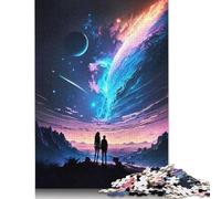 Puzzle da 1500 pezzi "Coppia Orizzonti Galattici" per adulti, regali di Natale, puzzle per adulti e adolescenti, gioco educativo, 1500 pezzi (85x57 cm)