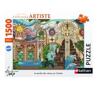 Puzzle da 1500 pezzi Il giardino dei sogni, da 14 anni, Puzzle di qualità Premium, Collezione Artist, 12001612, Nathan