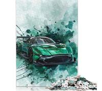 Puzzle da 1500 pezzi "The Pattern Aston Martin V" per adulti e adolescenti, puzzle in legno per adulti, gioco educativo, giocattolo, 1500 pezzi (85x57 cm)