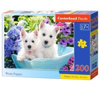 Puzzle da 200 pezzi - cuccioli di Westie