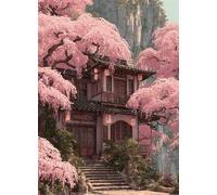 Puzzle da 200 Pezzi per Adulti, 35x25cm puzzle adulti 200 pezzi, Puzzles Difficili Rompicapo, Sfida Impossibile Divertente Per Famiglie, Idea Regalo Uomo e Donna, Tema:Vecchio Albero della Casa