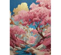 Puzzle da 200 Pezzi per Adulti, 35x25cm puzzle adulti 200 pezzi, Puzzles Difficili Rompicapo, Sfida Impossibile Divertente Per Famiglie, Idea Regalo Uomo e Donna, Tema:Albero del Fiume