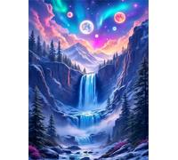 Puzzle da 200 Pezzi per Adulti, 35x25cm puzzle adulti 200 pezzi, Puzzles Difficili Rompicapo, Sfida Impossibile Divertente Per Famiglie, Idea Regalo Uomo e Donna, Tema:Aurora Canyon
