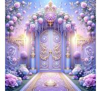 Puzzle da 200 pezzi per Adulti e Bambini, puzzle Impossibili 200 pezzi, Jigsaw puzzles adulti E famiglie, Gioco Impegnativi, Regalo per Amore e Amico(28x28cm,Palazzo dei Fiori Rosa)