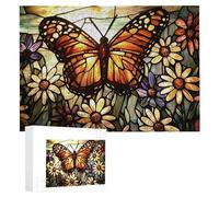 Puzzle da 2000 Pcs, Puzzle In Legno per adulti Pittura farfalla Mani Sul Gioco, Puzzles Portatile Tappetino 100 x 70 cm, Idea Regalo per Lei o Lui, Decorazione Della Famiglia k-292