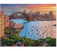 Puzzle da 2000 pezzi (105,5 x 75,5 cm) per adulti, pittoresca baia di Sydney Australia