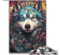 Puzzle da 2000 pezzi a forma di cane meccanico colorato per adulti e ragazzi, giochi educativi, decorazioni per la casa e regali unici (70x100cm)
