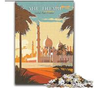 Puzzle da 2000 pezzi Abu Dhabi Travel, per bambini dai 14 anni in su Ogni pezzo è unico Gioco divertente e stimolante per tutta la famiglia Ottimo regalo Dimensioni: 70x100cm