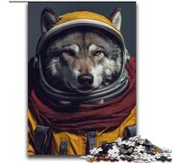 Puzzle da 2000 pezzi "Astronaut Wolf" per adolescenti, regalo per 14+ anni, allena il tuo cervello e le tue mani, gioco di Natale (70x100cm)