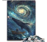 Puzzle da 2000 pezzi "Balene nello spazio" per adulti e ragazzi, dai 14 anni in su, giochi divertenti, attività divertenti a casa, regali di compleanno, regali da viaggio (70x100cm)