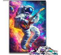 Puzzle da 2000 pezzi con astronauta che suona la chitarra per adolescenti, adatto a persone dai 14 anni in su, idee regalo per la decorazione della casa (70x100cm)