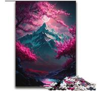 Puzzle da 2000 pezzi con fiori di ciliegio giapponesi per adulti e adolescenti, giochi educativi fai da te con poster abbinato e foglio di quiz per età 14+ (70x100cm)