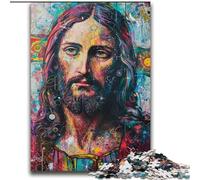 Puzzle da 2000 pezzi con graffiti di Gesù per adolescenti e adulti, antistress, per trascorrere il tempo libero e interagire con i genitori durante le vacanze (70x100cm)
