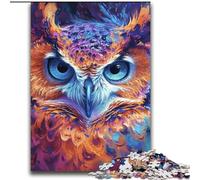 Puzzle da 2000 pezzi con gufi colorati per adulti e adolescenti, giochi educativi, decorazione per la casa, adatto per la decorazione del desktop (70x100cm)