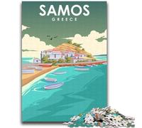 Puzzle da 2000 pezzi con l'isola di Samos, Grecia, per adulti, regali, gioco educativo, sfida, giocattolo, regalo di compleanno, regali, arte murale 2000 pezzi (70x100cm)