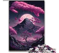 Puzzle da 2000 pezzi con paesaggio giapponese al neon, regalo per adolescenti, un'offerta impegnativa e difficile da regalare a tutta la famiglia (70x100cm)