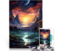 Puzzle da 2000 pezzi con taglio di precisione Incredibile paesaggio colorato ，Adatto a persone dai 14 anni in su Giocattolo educativo per l'apprendimento Regali interessanti per ridurre lo stress。