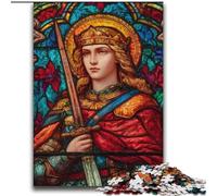 Puzzle da 2000 pezzi con vetrate di San Ambrogio per adulti e ragazzi, interessante strumento per ridurre lo stress e favorire l'interazione genitore-figlio (70x100cm)