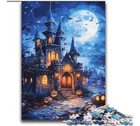 Puzzle da 2000 pezzi del castello di Halloween per adolescenti, regalo di compleanno per trascorrere il tempo in casa, regali, decorazione da parete per 14+ anni (70x100cm)