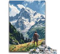Puzzle da 2000 pezzi del Monte Bianco, Francia, per adolescenti, adatto a partire dai 14 anni, per il divertimento in famiglia È ideale come regalo per tutta la famiglia 2000 pezzi (70x100cm)