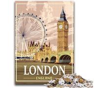 Puzzle da 2000 pezzi della città di Londra, Gran Bretagna, per adulti, regalo per gioco educativo, sfida, giocattolo, regalo di compleanno, regali, arte murale 2000 pezzi (70x100cm)