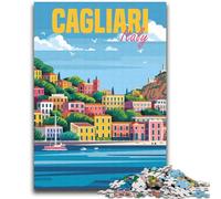 Puzzle da 2000 pezzi di Cagliari, Italia, per adulti e adolescenti, giocattoli, giochi educativi, regali di Babbo Natale segreto antistress per bambini dai 14 anni in su, 2000 pezzi (70x100cm)