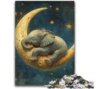 Puzzle da 2000 pezzi "Elefante addormentato" per adulti e adolescenti,per ammazzare il tempo durante le vacanze a casa Ogni pezzo è unico Gioco divertente e stimolante per tutta la famiglia