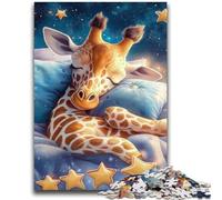 Puzzle da 2000 pezzi "Giraffa addormentata" per adolescenti e adulti, gioco stimolante, ideale come regalo per tutta la famiglia (70x100cm)